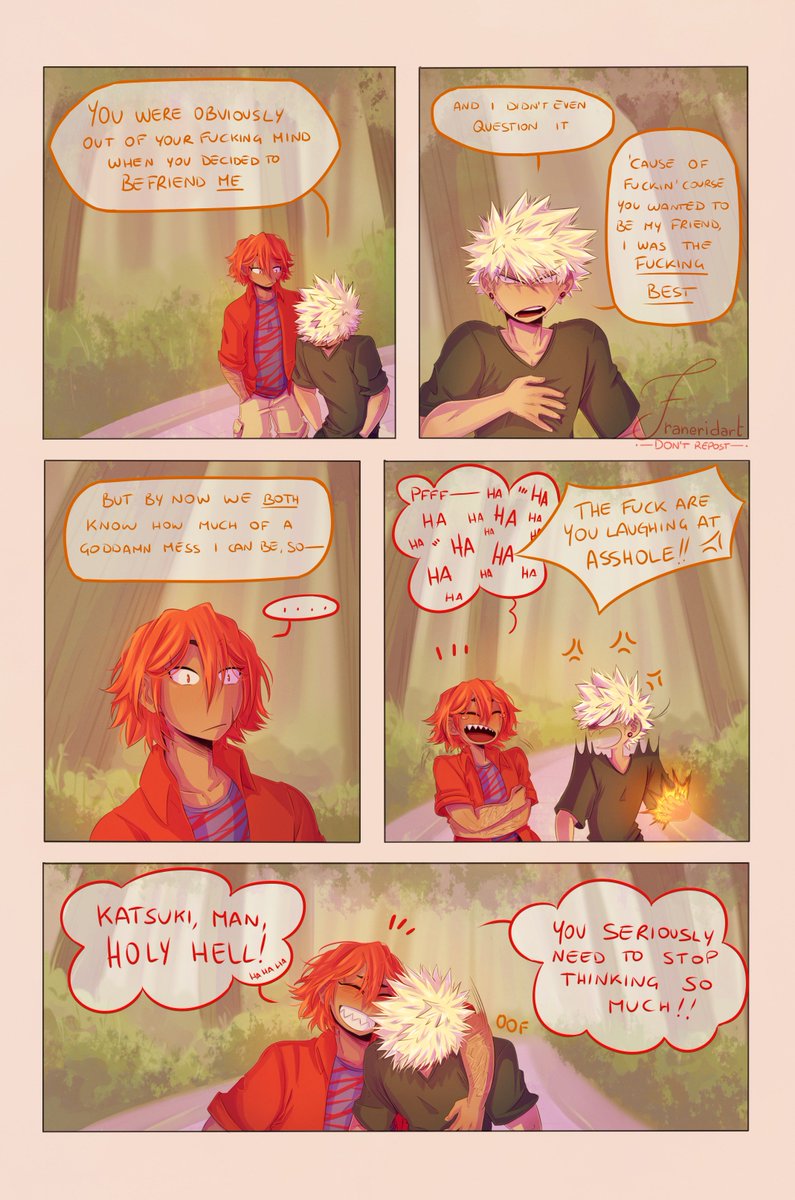 My comic for the @TakeMyHandZine !!!! I hope everyone who bought it is satisfied with it, I'm so glad I could be part of this honestly wonderful zine!!! ? 