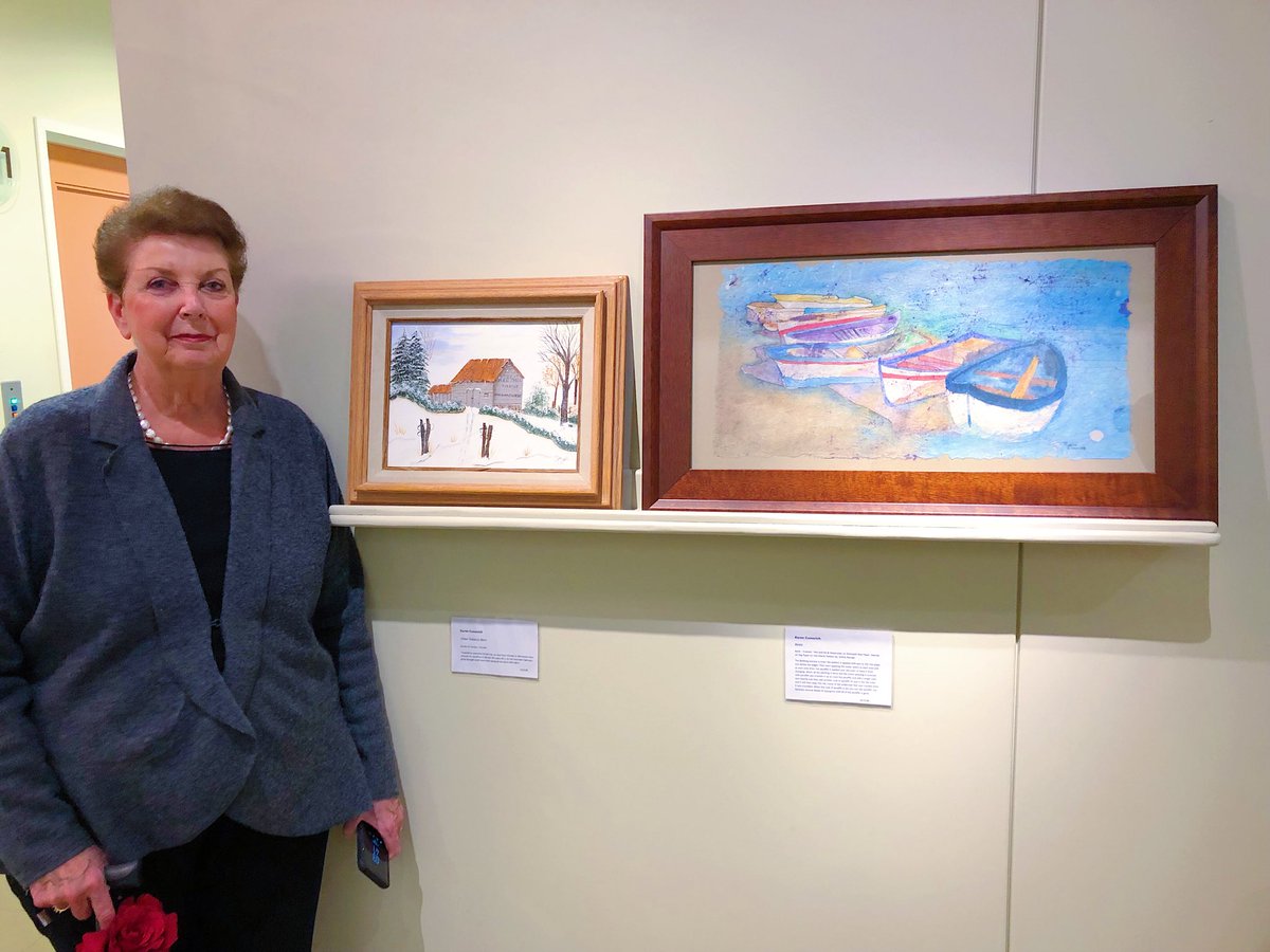 LaFolletteEye's tweet photo. β¨Artist spotlightβ¨
Jacob Riggs and Karen Cumorich stopped by to snap a photo with some of their gorgeous pieces. We are so happy they could see their art displayed in the LaFollette Eye Clinic Art Gallery!!
.
.
.
#artgallery #ClearlyLEC #LECartgallery #artdisplay https://t.co/SObxvlFuBp
