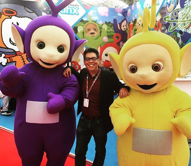 TradeShowExp's tweet photo. It's always nice meeting up with some old friends.🤩 The Teletubbies, along with some other familiar characters, were here in London at the Brand Licensing Show Europe. #BLE2018 #brandlicensing #tradeshow https://t.co/4FfCIPxOWP https://t.co/52UOvlRQ4Q