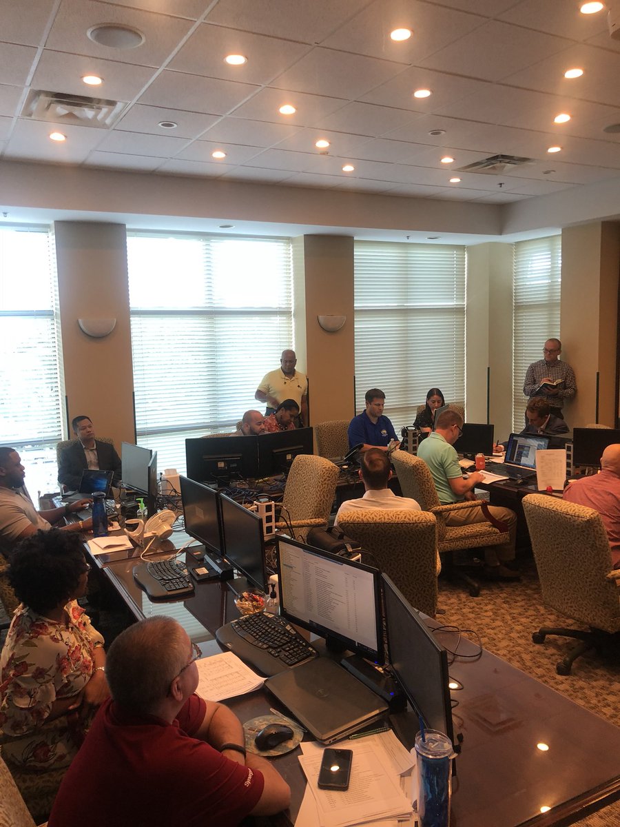 JGarnerFLC's tweet image. FMIT cat room in full swing - we have completed over 400 damage assessments for our members.  Proving emergency stabilization services and setting up temporary buildings.  @FLCities #fmit