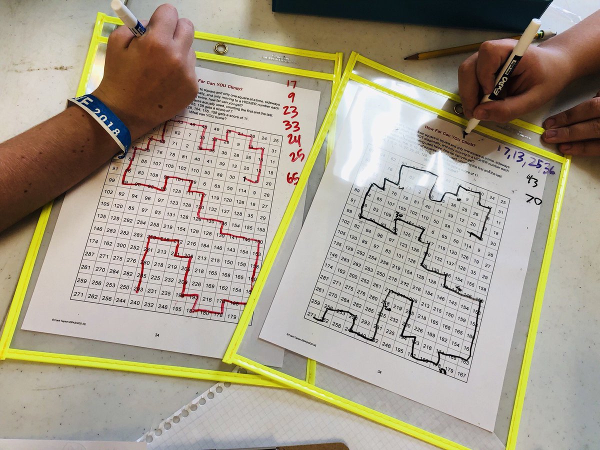 texasmathteachr's tweet image. Thank you @mathequalslove  for the reminder about this fun activity! My kids loved it!! #mtbos #algchat #mathchat #msmath #mathstation #criticalthinking