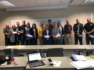 Thank you to Tooele City Mayor Winn, Tooele City Council, &amp; Tooele City Communities That Care for the partnership we have with each other. Today, they presented principals of schools located in Tooele with funds to enhance their prevention and positive behavior strategies!