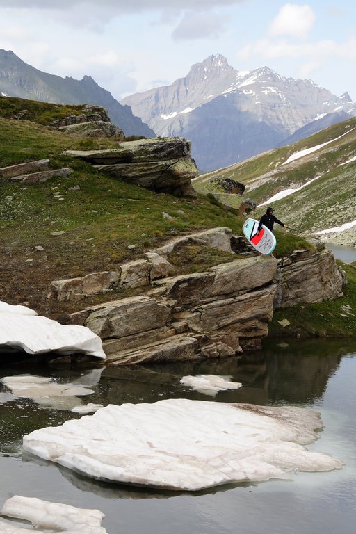 Luca A. had a #paddleboarding session in ceresole reale, Italy. Pictures here: suptrotters.com/en/activities/… #suptrotters