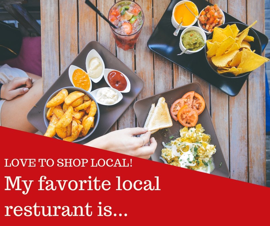 We love to shop local!Tag your favorite local restaurant to show how #IBuySI