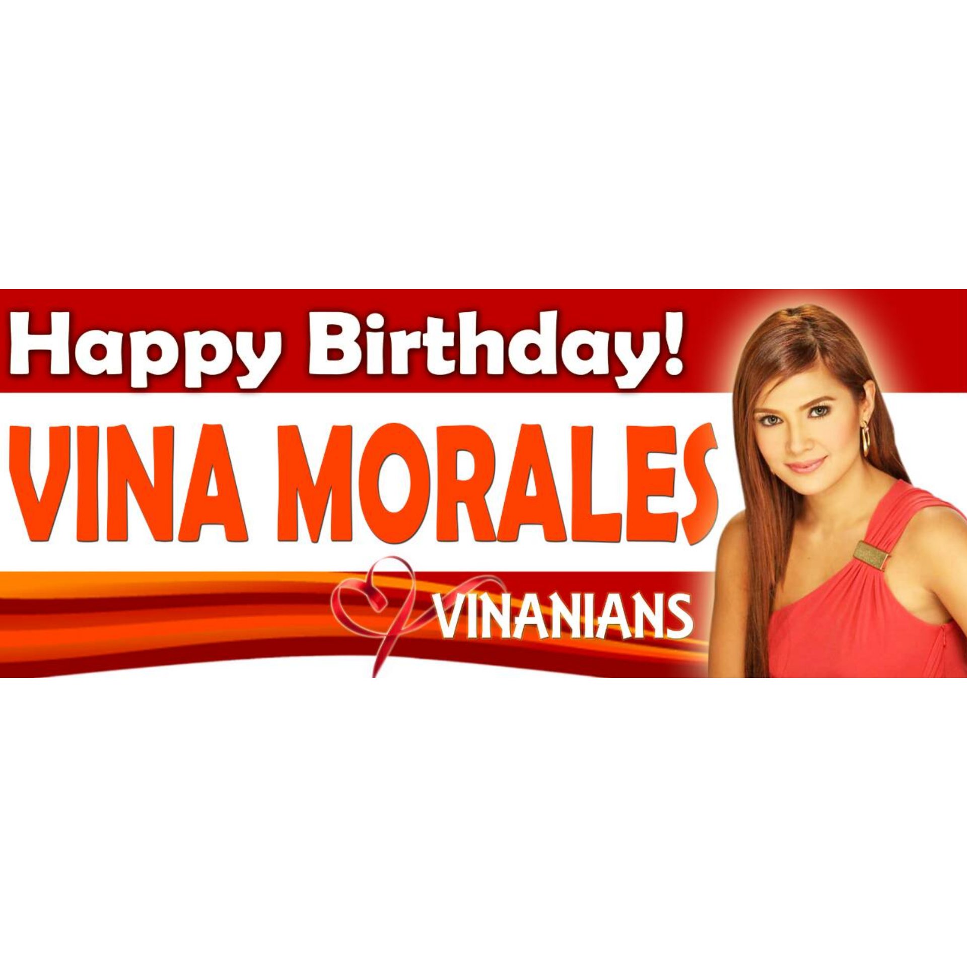 Happy Birthday to our LOVE Vina Morales.. Wishing you health, wealth and happiness. We LOVE you V I N A..  VINA 