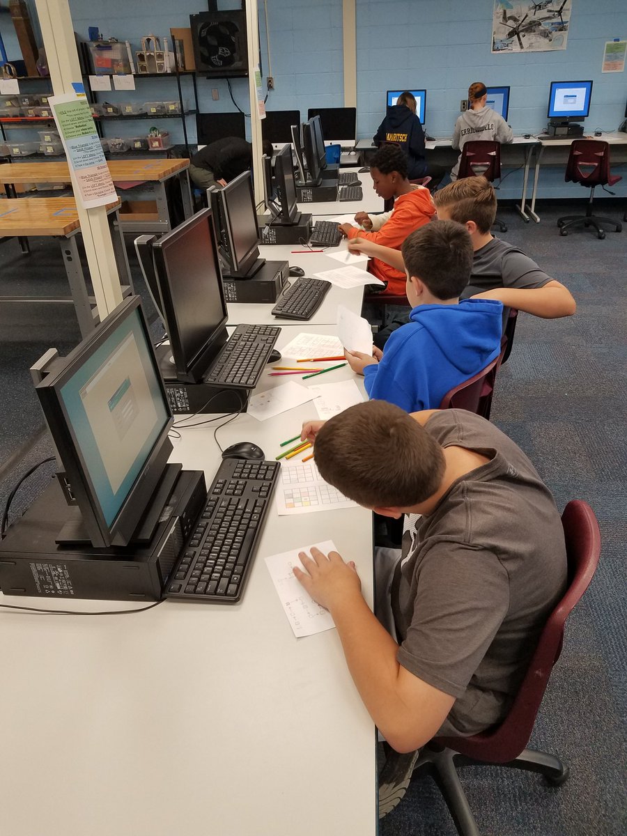 STEM_ROX's tweet image. Today @RoxburyBdofEd went Tech-Free.... Ss and Ts took the challenge head-on. In our STEAM class we still practiced our coding skills using pixel art. Ss created images and wrote &quot;codes&quot; for their classmates to follow and recreate the image. #NoTechNoProblem #AtTheRox