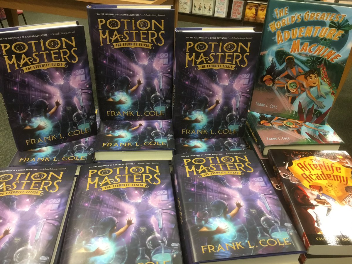 Join us tonight to welcome @franklcole to our store @ 7pm.  Get your #potionmasters fix before the sequel comes out next month!
