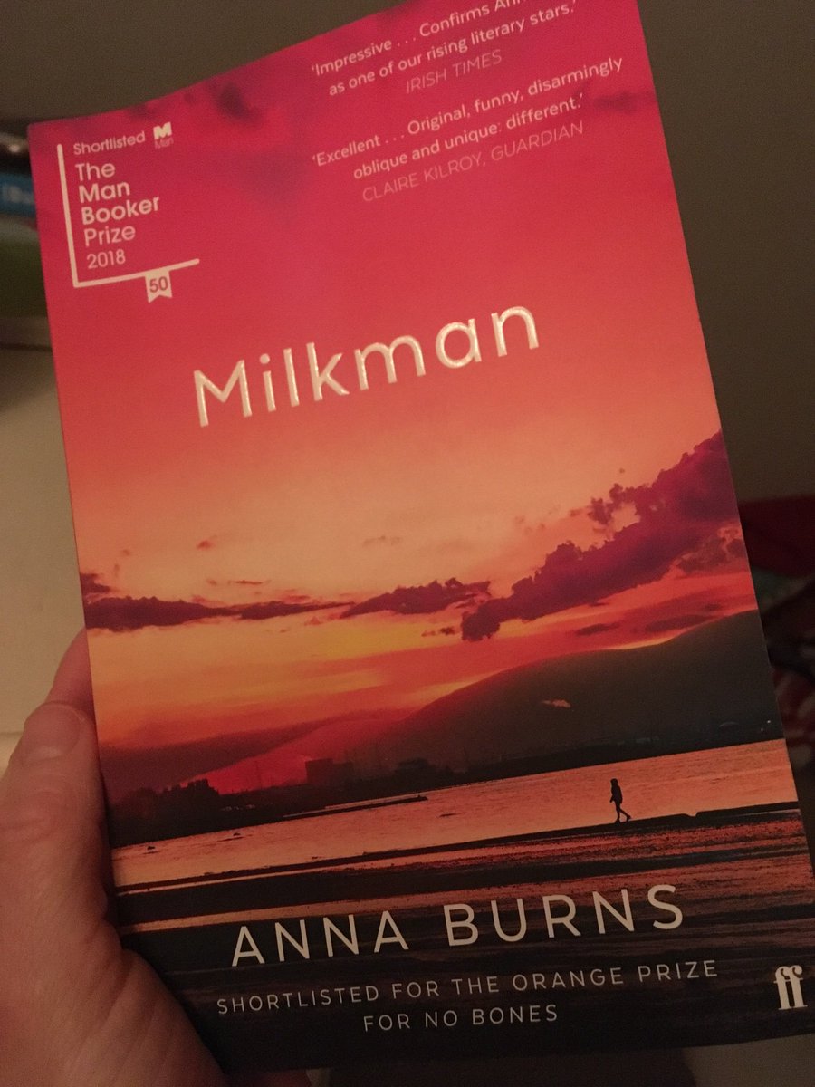 Huge congrats to Anna Burns on being the first Northern Irish writer to win the #ManBooker2018 with her brilliant novel Milkman