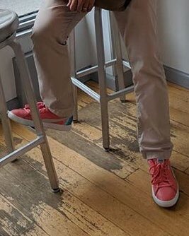 bottomshelfbks's tweet photo. At the start of the school year, my two little boys started picking up some of that “Pink is for Girls” nonsense... so to nip that in the bud, I had No Choice but to buy my new favorite shoes. 🤷🏻‍♂️💖 https://t.co/uVR3Bs9j8o