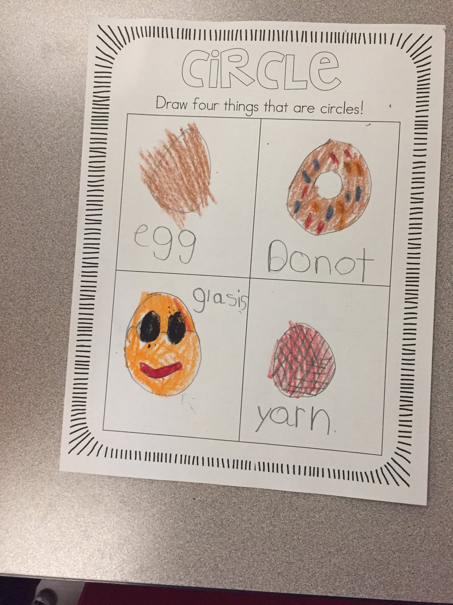 We’ve been learning all about circles this week in math! Students discussed the attributes of a circle, sorted shapes, and found some things in our real world that are shaped like circles! #dolsenthinkers