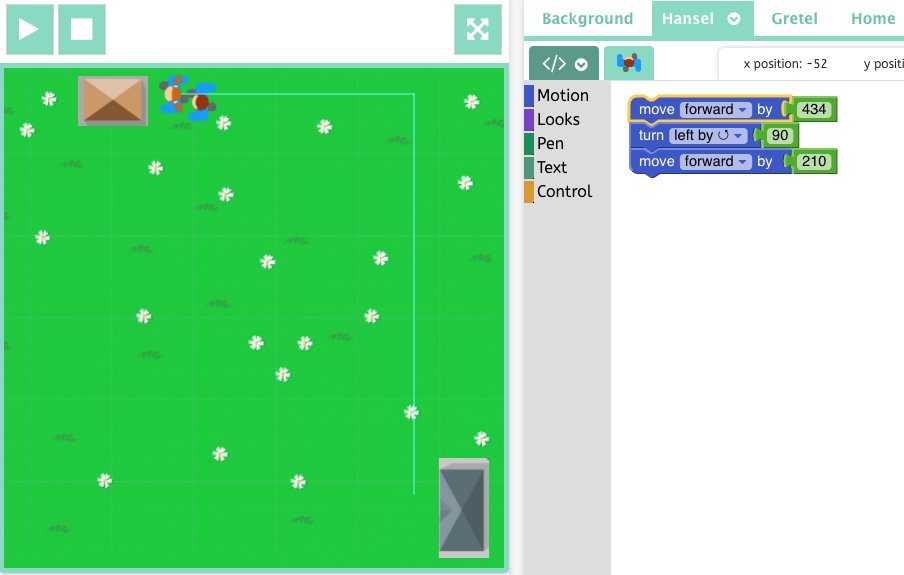 WrightICT's tweet photo. Y3 @KingswoodParksP have been working hard to code a route home for Hansel and Gretel using #J2Code. Some still to make it safely home, but there's a lesson left! The shared files area in #J2Launch has been invaluable. https://t.co/UQQRbtRzWS
