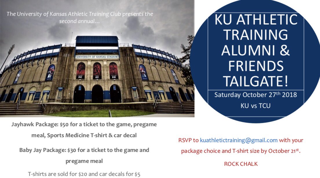KU Athletic Training Twitter