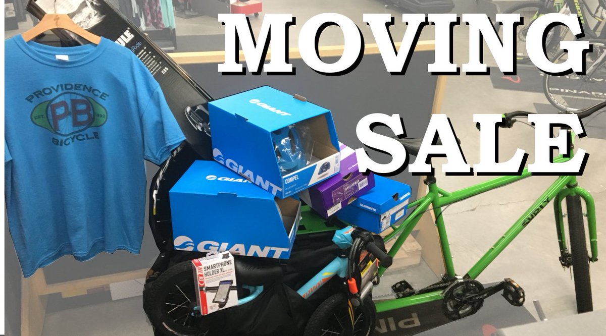 PVDbicycle's tweet image. So we&apos;re moving our Providence location and we don&apos;t have a lot of room on our Surly Big Dummy. So we&apos;re having our once every 26 years Moving Sale starting this Saturday. #movingsale #saveourbacks #ughmovingsucks ow.ly/GvNa50jqDvr