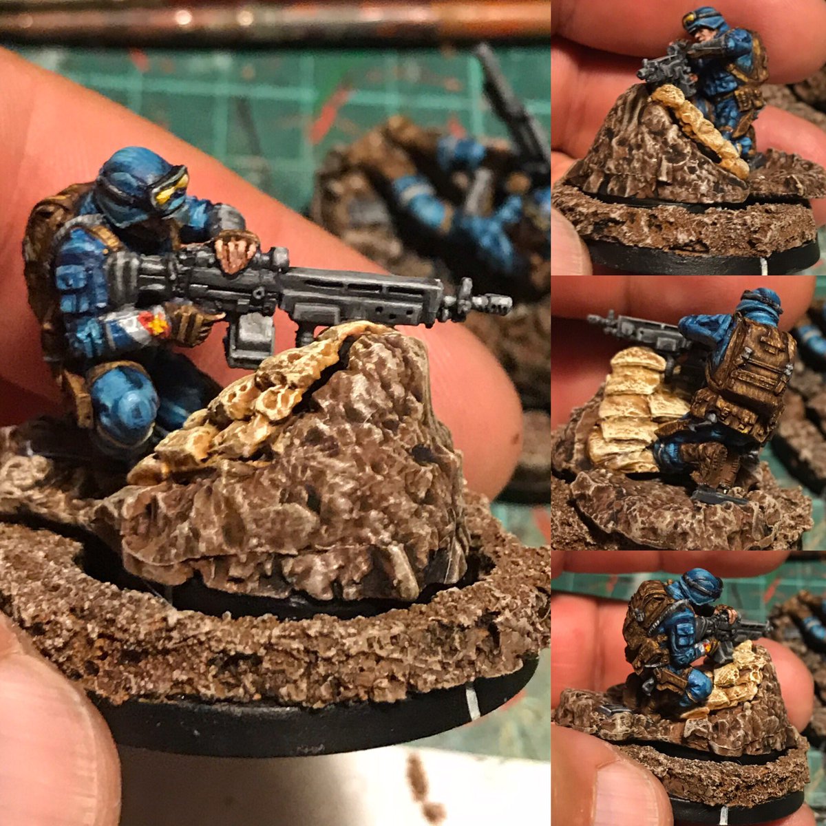 Hendelhamster's tweet image. #zuavos francotirador y HMG #zapadores de #merovingia acabados para la #3rdOffensive #3rdoffensiveweek de @infinitythegame @infinityTG_ES #paintingminiatures #infinitythegame