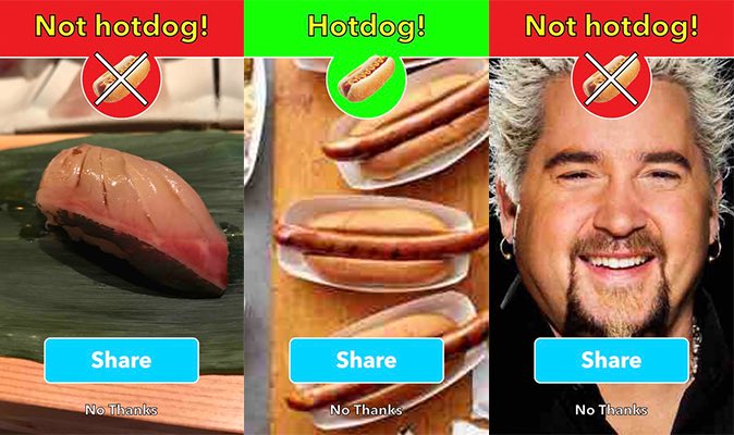 sinayp_'s tweet image. What other people do with #AI vs. What I do with it. 😂 (Obviously it’s just a joke. Hotdog recognition is a serious business.)
#atlasrobot #hotdognothotdog