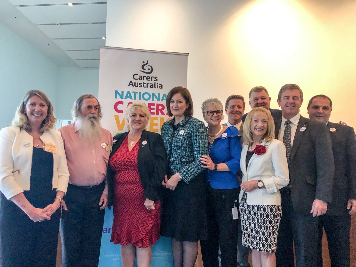 It’s National Carers Week and I was thrilled to join carers from around the country - and my colleagues - for breakfast this morning. Major topic was recognising the work of the 2.7m unpaid #carers in Aus.