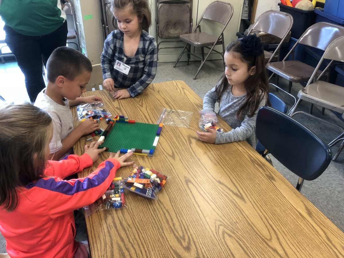 AmandaGrein79's tweet image. 1st grade summer readers building collaboratively with the bricks earned for each book or chapter read during the summer reading challenge #pesd32