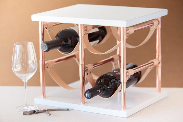 Copper Pipes + Leather = Wine Rack. 🍷 
Check it out for yourself with our tutorial!
to.ehow.com/CopperWineRack
