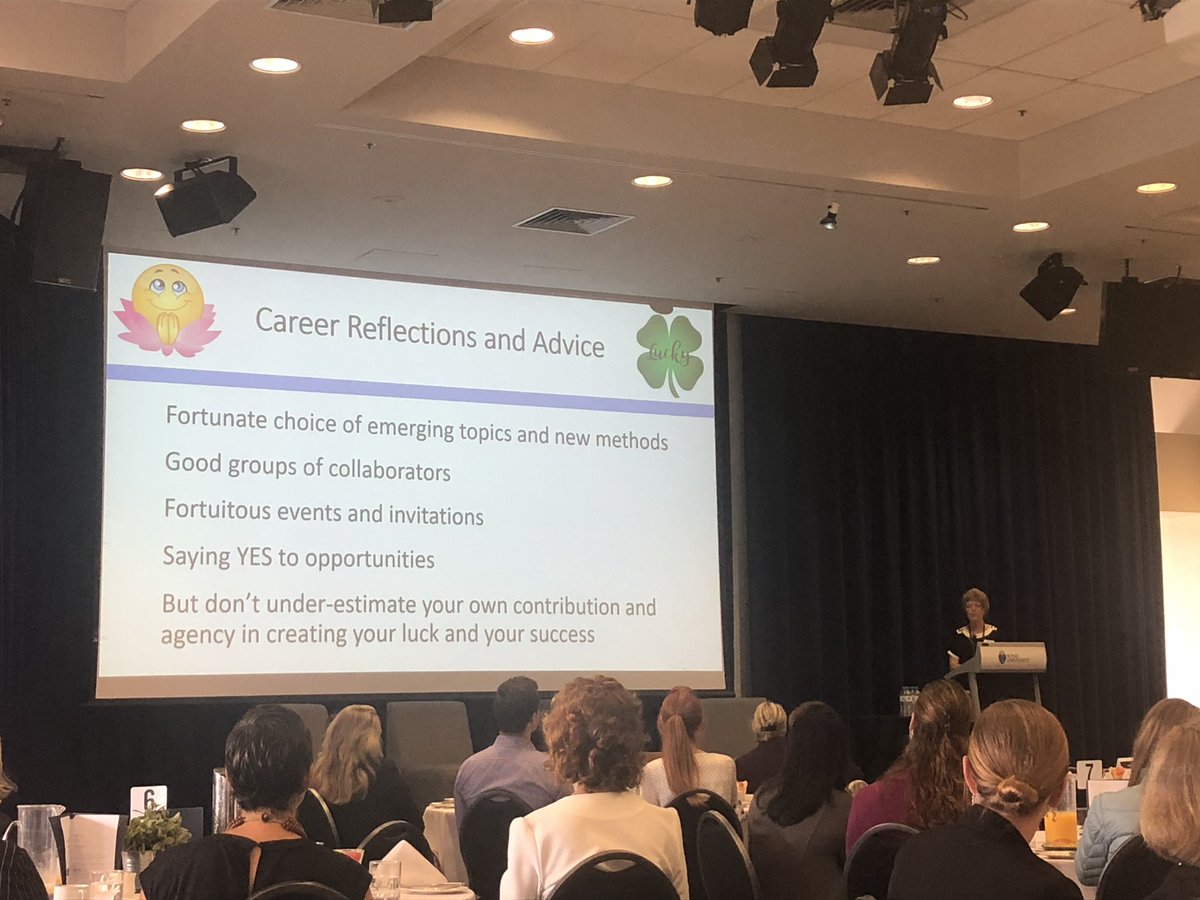 samanthafien's tweet photo. “Do not under estimate your own contribution and agency in creating your luck and your success” ~ Prof. Cynthia Fisher @BondUniversity Women’s Breakfast https://t.co/StPhxavMxQ