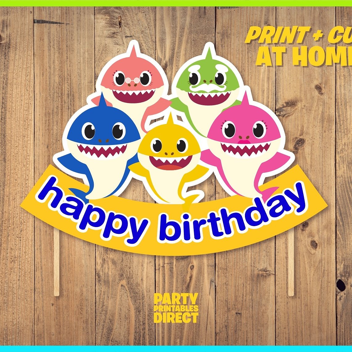 Baby Shark Printables PDF
