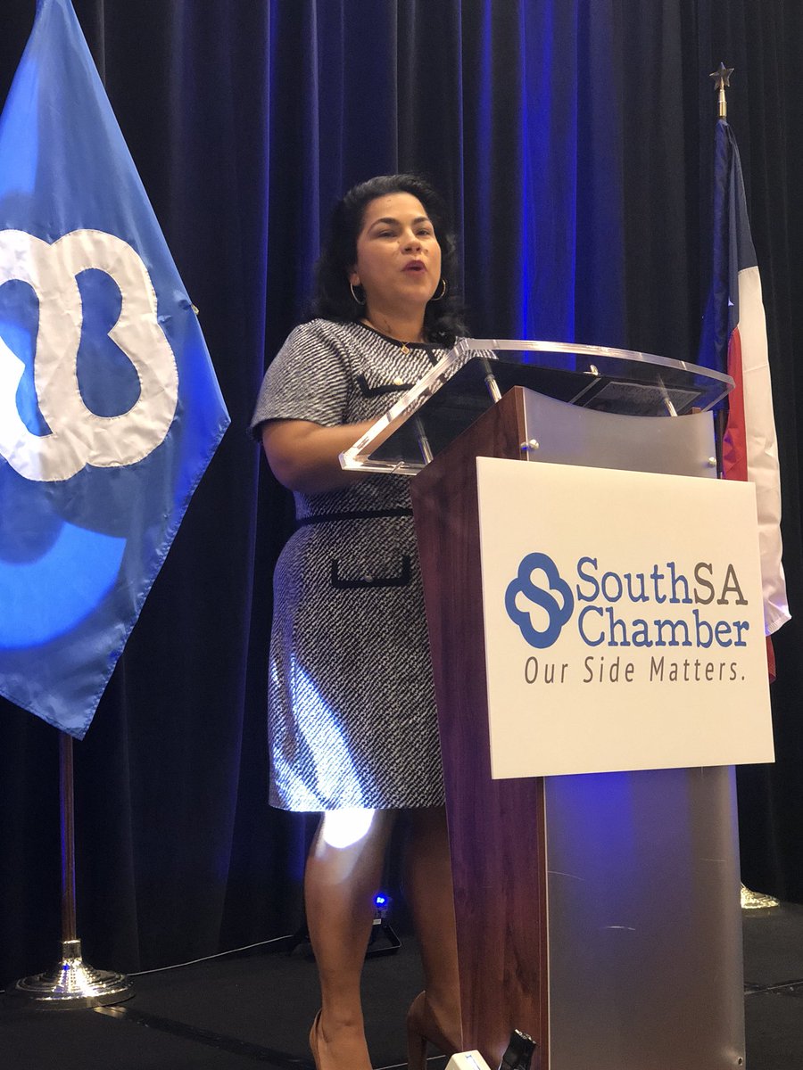 LiveBrooksTX's tweet photo. “Together we’ve planned, built, implemented, and now we’re thriving. Our public-private partnership with @LiveBrooksTX is stronger than ever; everyday that team is working hard to advance economic activity.” -@VoteViagran, @COSAGOV District 3 Councilwoman #StateofD3 #livebrooks https://t.co/trmHWgNZtN
