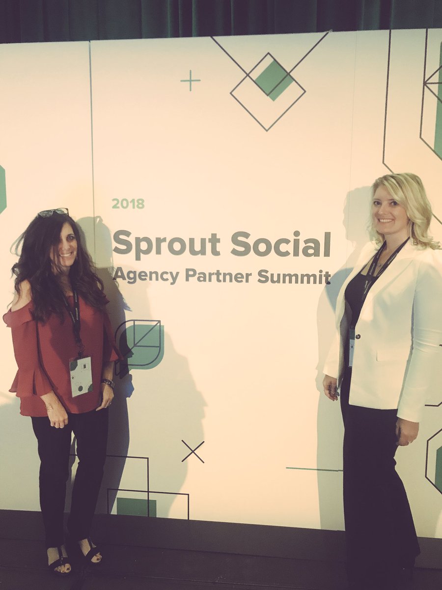 Stacy and <a href="/kellyzenere/">Kelly Jean</a> representing us at #SproutPartnerSummit