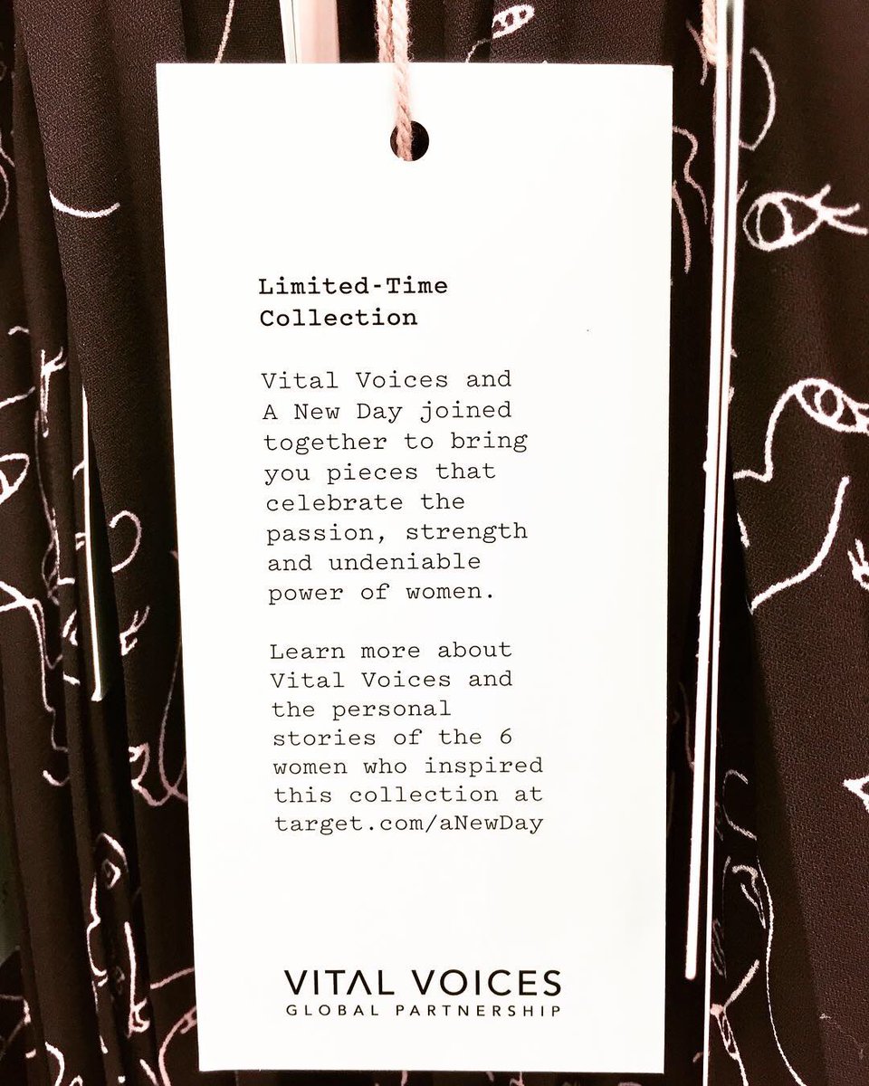TargetVM_Philly's tweet image. Calling all you beautiful women out there! Check out Target’s newest collection, Vital Voices! Read more about the collaboration and the women who inspired this line at target.com/anewday ! #ANewDay #targetstyle #vitalvoices #girlpower #womenempowerment #target #wearetarget