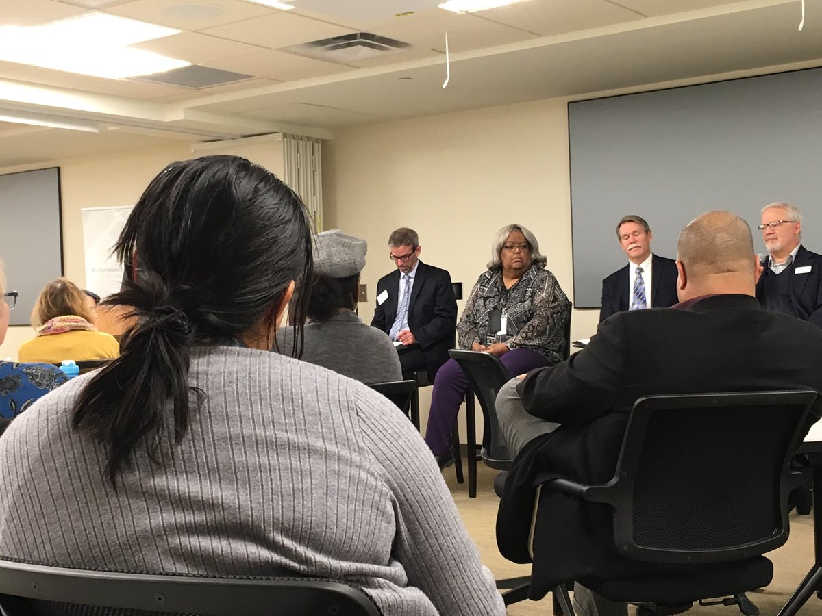 AndrewEMN's tweet photo. Nice job @LassiterBrian and @ADMN_Minnesota Joe R. for today’s first #publicservice community of practice. Shout out to @MnPCA @JLincStine and the panel for their great insights! #baldrige #lean #CI @kimnuckles @MiltMpca #betterMN #MNPen https://t.co/R6sD2V12Kz