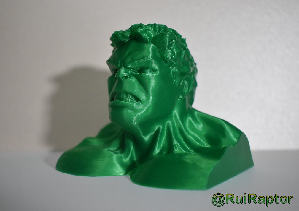 RuiRaptor's tweet photo. #Hulk bust printed in the #TevoFlash #3DPrinter (from @TevoPrinters).
Printed with Pearl Green PLA from @FilamentPm.
#hulkbust #hulkfigure #Tevo #3Dprinting #3dprinted #3Dprinters #3dprint #impressao3d #impresion3d #Impression3d #Imprimante3D #stampante3d #3ddrucke #marvel #3D https://t.co/rtcWg58OU9