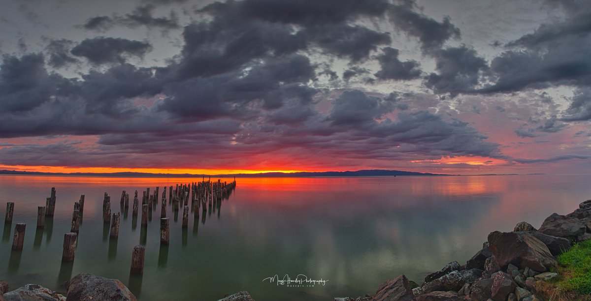 Can’t beat a sunset at Burke Street wharf at Thames when your weather ducks line up <a href="/weatherwatch/">Weather Watch</a> #sunsetphotography #newzealand #muzzpix #thames #canonm5 #sunset