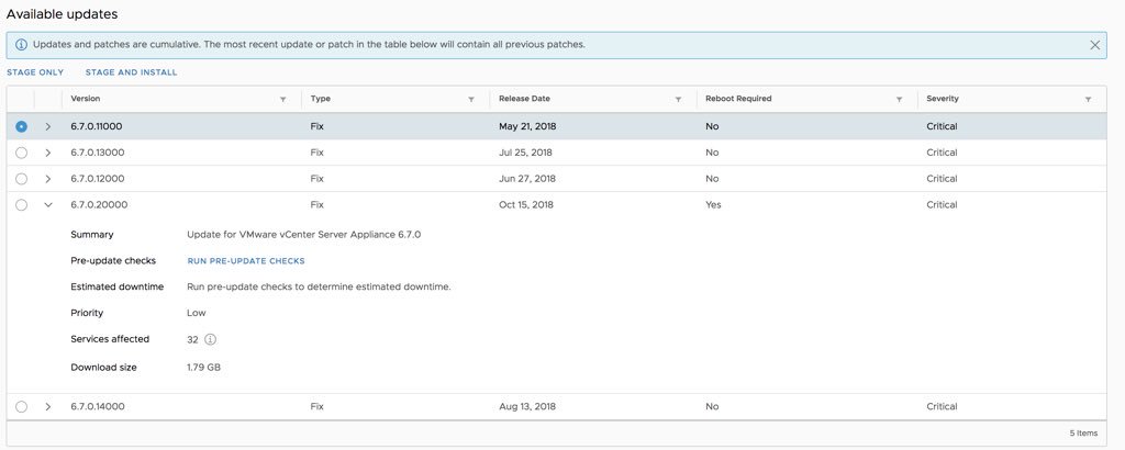 davidstamen's tweet photo. Heads up the #vSphere67Update1 update now reboots automatically. No need to manually reboot once patch is applied! #vSphereUpgrade https://t.co/TFS1tKII7h