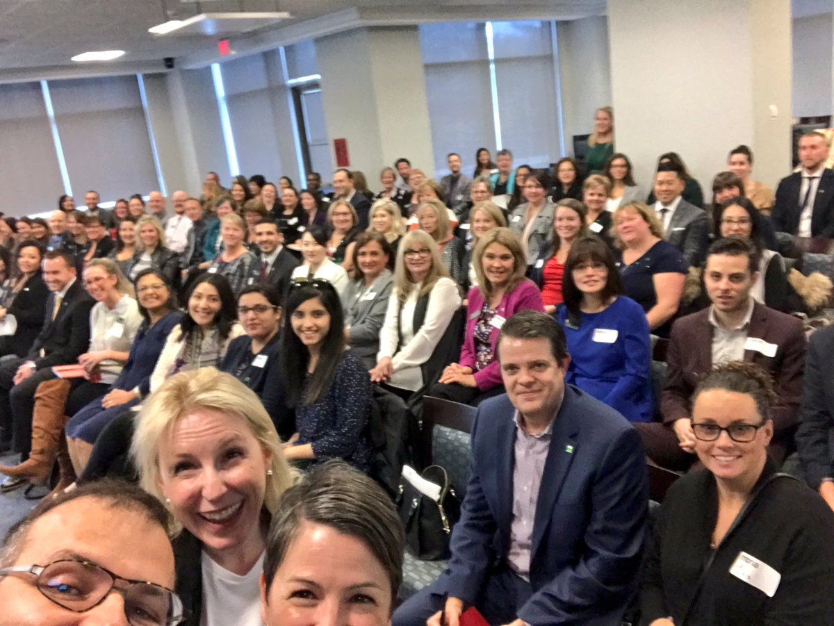 Lots of energy &amp; excitement in this room of #FutureReady leaders - inspiring day spent hosting with <a href="/Nathalie_TD/">Nathalie Weiner</a> &amp; <a href="/PietroTD/">pietroborracci_td</a>! <a href="/TaraLynnH_TD/">Tara-Lynn Hughes</a> @LindaMacKay_YYZ