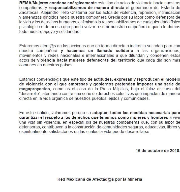 MXREMA's tweet photo. Comunicado “Policía Estatal amenaza y arremete violentamente contra compañera de la REMA”
https://t.co/pg9qDreIIC https://t.co/M2dckVhHcg