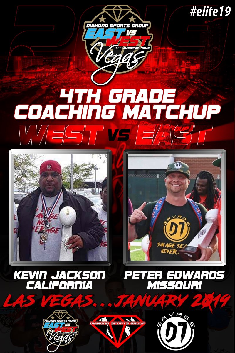 Which Coast is the Best Coast. These Games are for bragging rights!! 

We would like to announce the 2019 4th Grade Elite Diamond East vs West Vegas Coaches. The game will be played MLK Weekend Jan 18-21 2019 Las Vegas Nevada . #shineteam #iDreamBig