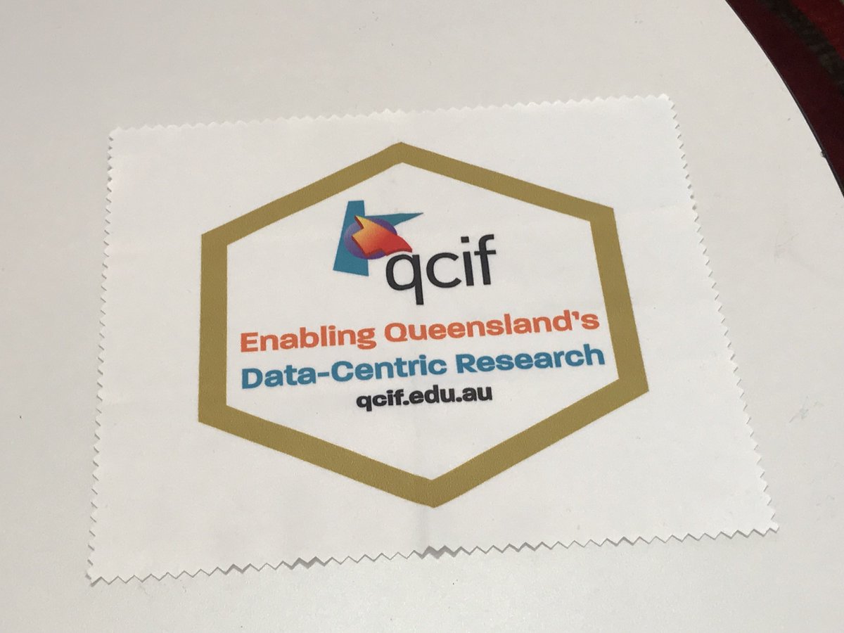 qcifltd's tweet image. At #eResAU2018 today in Melbourne? Visit us at the QCIF exhibition booth. Enter our door prize competition—simply guess the total memory of the defunct data storage devices in the jar. Also pick up a QCIF screen cloth &amp;amp; have a chat with us about what we do in Queensland.