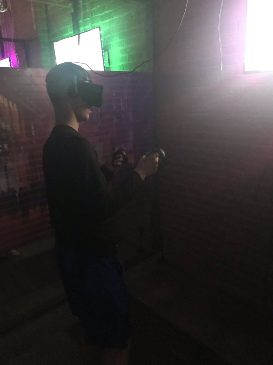 ASSUMPTION_XC's tweet photo. Gotta Give a Special Thank You to @paradigm_true for having us at your facility today. Very Innovative place to come visit and experience the VR technology #teambuilding https://t.co/kc436uyOnX