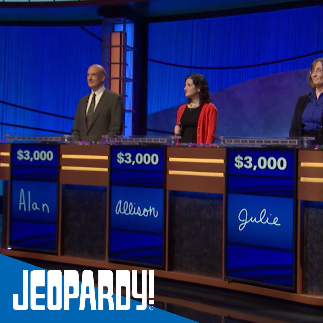 Jeopardy! on Twitter "Usually the contestant with the lowest score