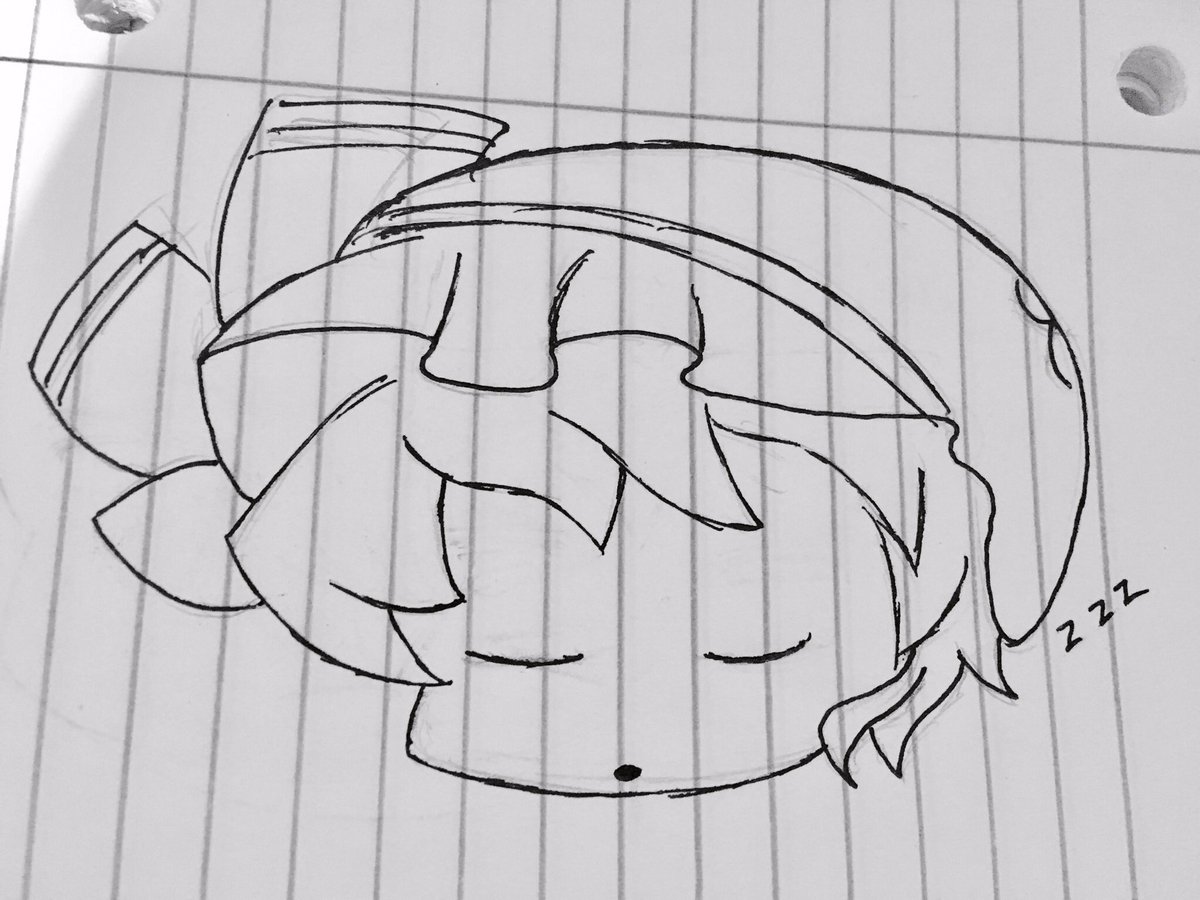 LordOfScarlet's tweet photo. @FlandoruScarlet @BoredCelestial Nee-Chan is sleeping. https://t.co/tMiD2cFaYB