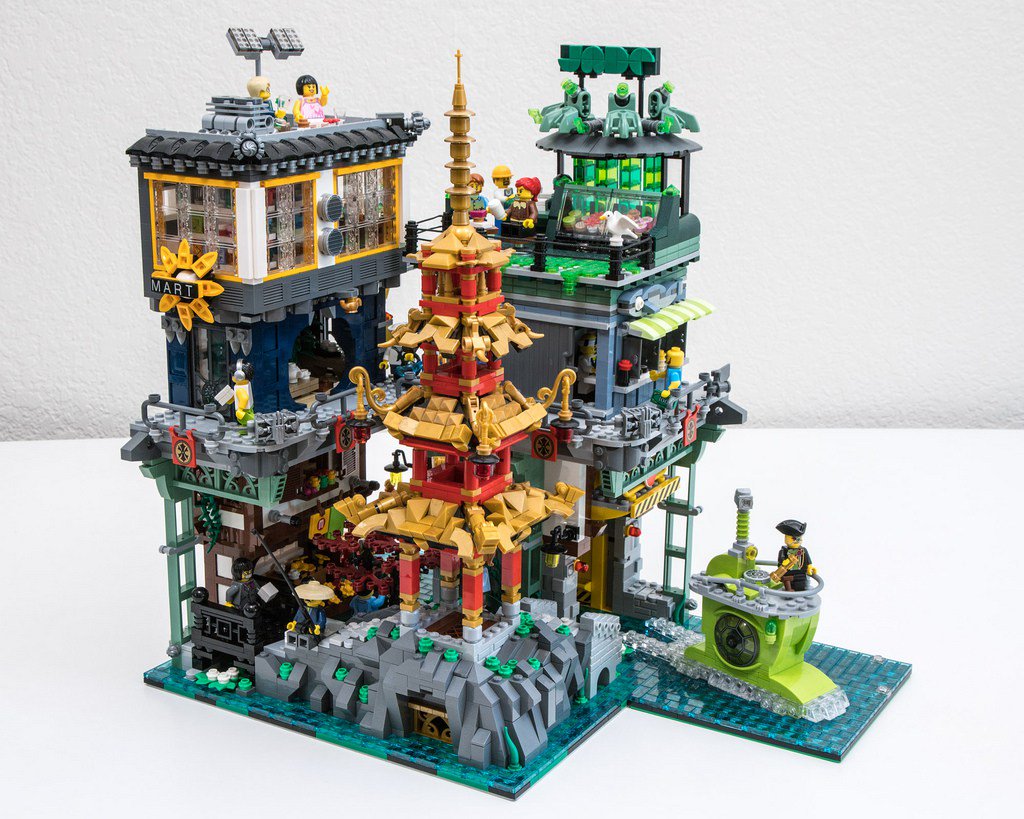 HelloBricks sur Twitter : "Pagoda Park un autre quartier pour Ninjago City - En attendant de si LEGO continuera sortir des extensions aux sets LEGO 70620 Ninjago City et 70657