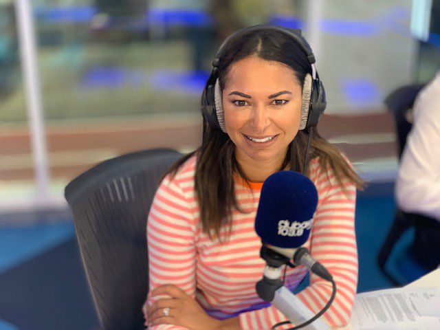 DubaiEye1038FM's tweet photo. On The #BizBreakfast now @NatalieLindo is in to tell us about her upcoming trip to #Rwanda with @DubaiCares 

#Rwanda #charity #aid #Dubai https://t.co/7u6RjwbwS4