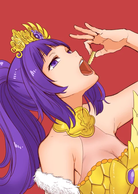 去年描いたしゅうか。キャラもライブも大好きです。芋好き設定どこいったんだろ#華園しゅうか生誕祭2018 