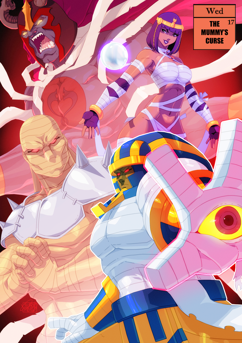 TovioR's tweet photo. day 17 of the monstober drawing challenge https://t.co/WjUtHjOs8s
#darkstalkers #anakaris #shaqfu #SettRa #SFV #menat #thundercats #MummRa https://t.co/bZfiaCEqFK