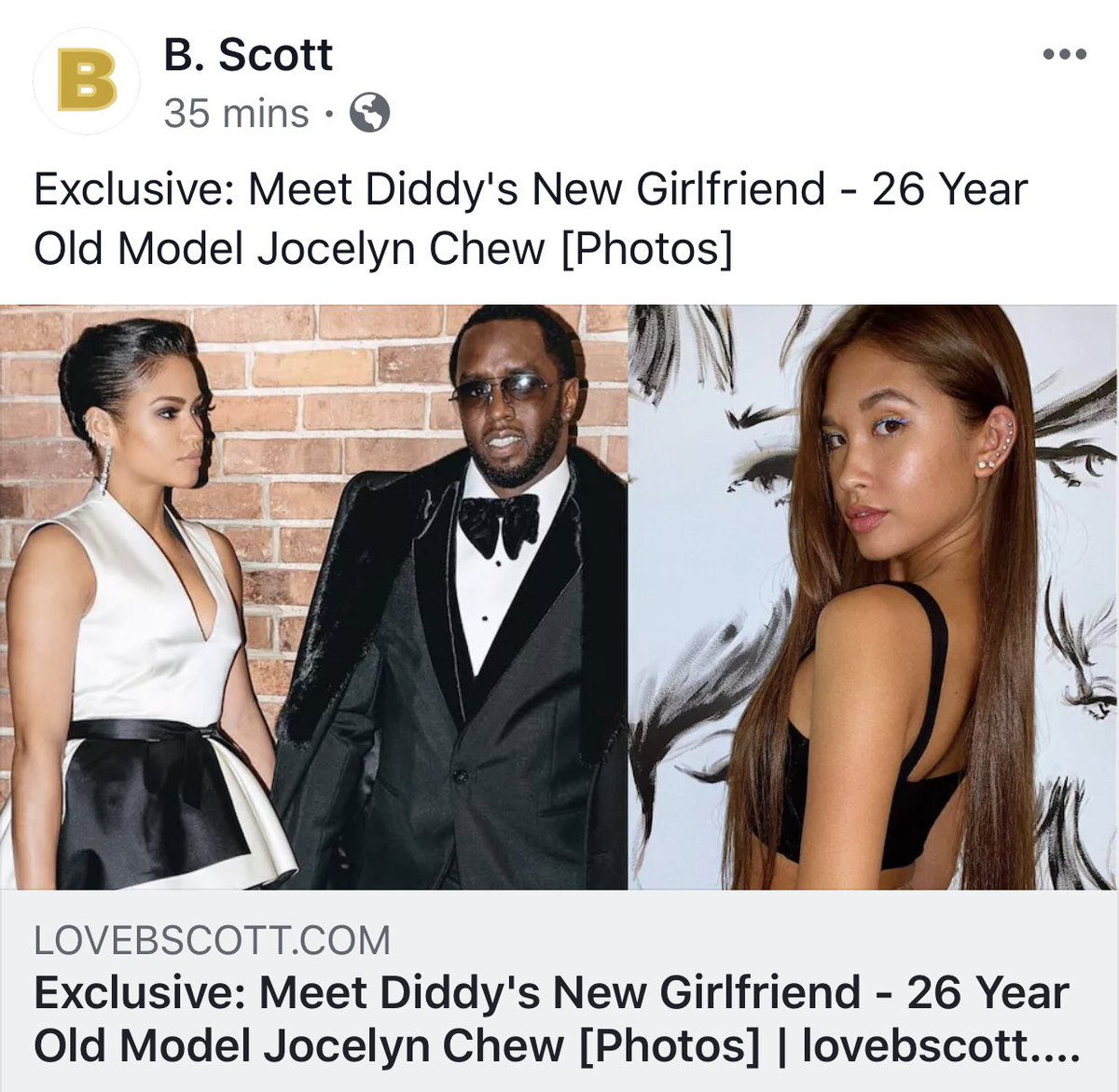 BasicBlaecGirl's tweet photo. When Diddy was 26 she was 4 years old.

These dudes are such pedophiles. https://t.co/qbNVa5vAEF