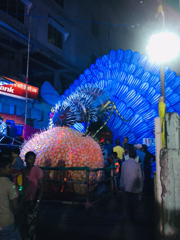 bdhaps's tweet photo. #DurgaPuja #DurgaAshtami #Puja2018 #Guwahati

Athgaon (Spider theme) https://t.co/FRkqPG5Loq