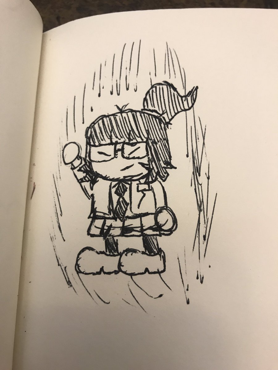 magna_gamma's tweet image. @mattyburrito #sideops Baby Dead, to me, emits this raw energy that I can only dub as “Raw Baby Energy”. Also I like to think she’d watch Goblin Slayer after a day of work