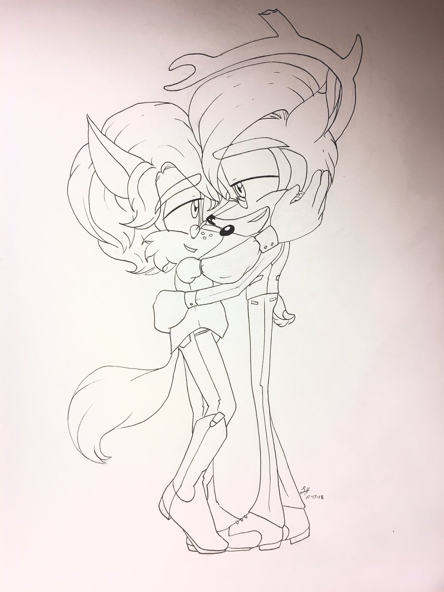 #Sonictober Day 16 - Love

This is a picture of my OTP, Léon and Erin, finally together~ Love is so much stronger after being tested, and these two have been through much. 

Seeing them like this... I can now die happy. ｡ﾟ(ﾟ´ω`ﾟ)ﾟ｡