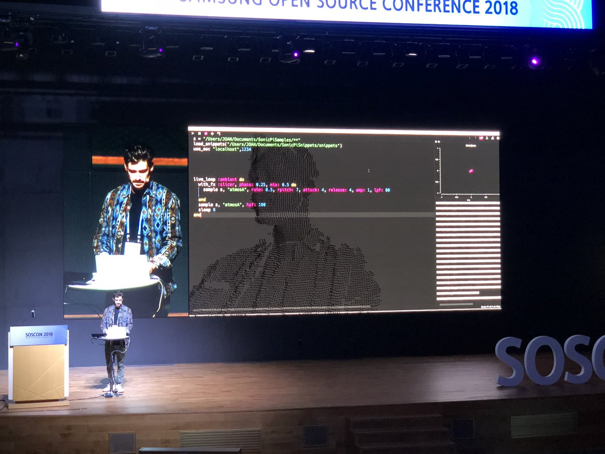 masafumiohta's tweet image. sonicPi live-coding #RaspberryPi #soscon