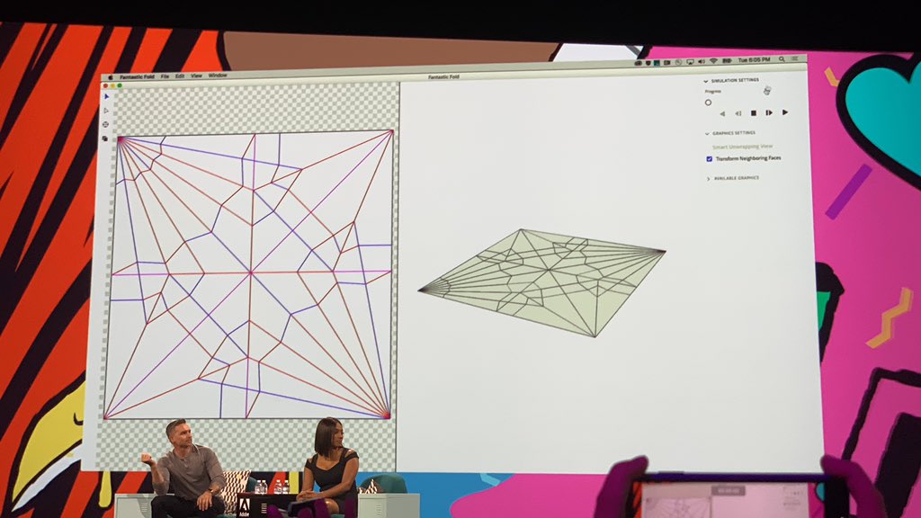 Nobi Hayashi 林信行 Fantasticfold パッケージデザイナーに朗報 紙の絵に折り目の印つけておくと Aiがそれを折った時にどういう形になるかを認識 折ってできたパッケージや折鶴にロゴマークなどをドラッグ ドロップした後で 展開した状態ではどこに