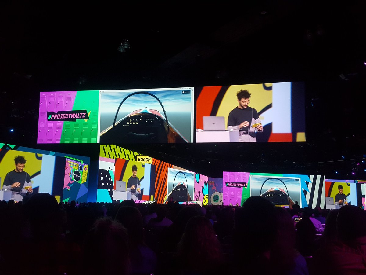 jdshindler's tweet photo. #ProjectWaltz virtual reality camera magic #AdobeMAX #sneaks https://t.co/dbHH0RVToV
