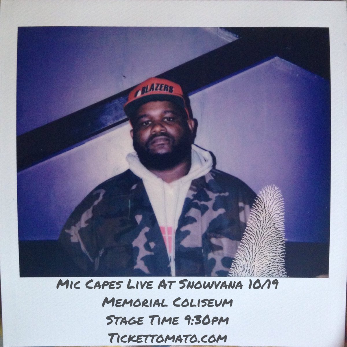 MicCapesRaps's tweet photo. This friday I’ll be headlining the first day of @Snowvana festival (Oct 19-20) at Memorial Coliseum!!! Lets get it crackin!!! Please peep Snowvanas Page for more information on the entire event 🙏🏾 

Tickets Here: https://t.co/BlSwyXcDY6

Picture by @Emily_Berkey 📸 https://t.co/6zrT6Nr8wJ
